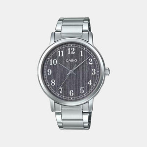 Enticer Men Quartz Grey Dial Analog Stainless Steel Watch A1518