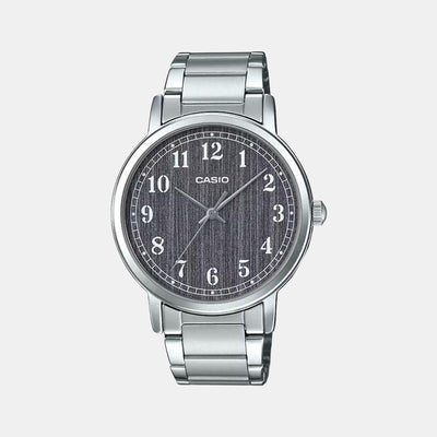 Enticer Men Quartz Grey Dial Analog Stainless Steel Watch A1518