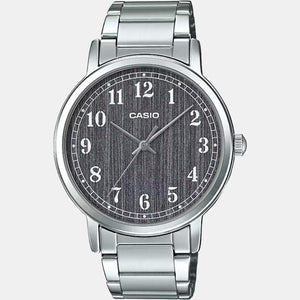 Enticer Men Quartz Grey Dial Analog Stainless Steel Watch A1518