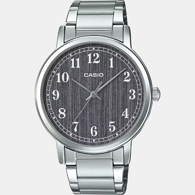 Enticer Men Quartz Grey Dial Analog Stainless Steel Watch A1518