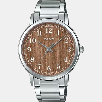 Enticer Men Quartz Brown Dial Analog Stainless Steel Watch A1520