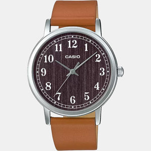 Enticer Men Quartz Brown Dial Analog Leather Watch A1522