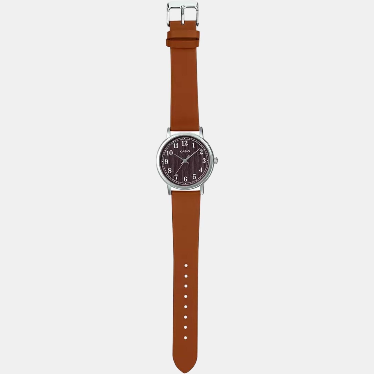 Enticer Men Quartz Brown Dial Analog Leather Watch A1522