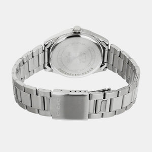 Enticer Men Quartz White Dial Analog Stainless Steel Watch A1539