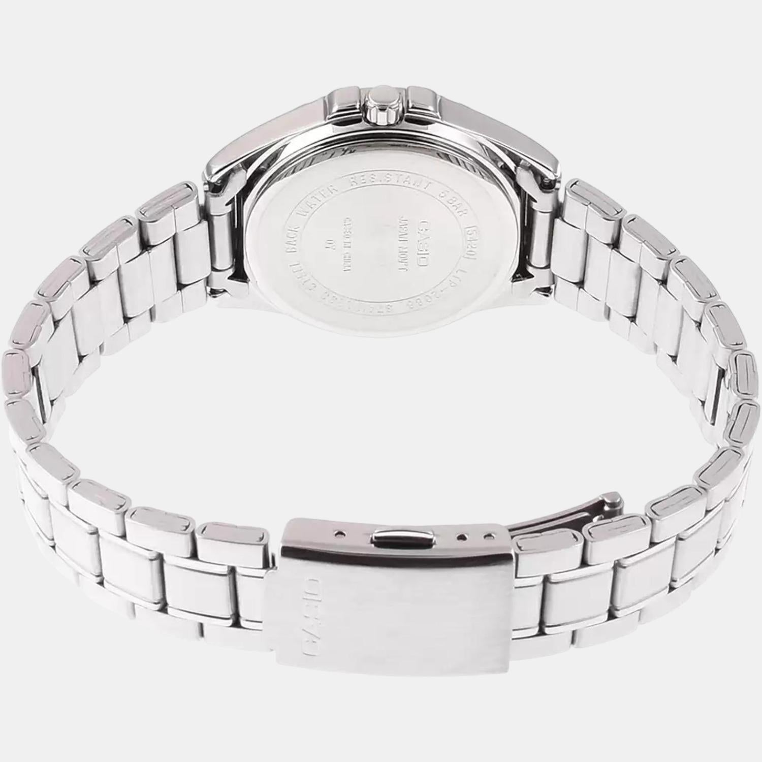 Enticer Women Quartz Blue Dial Chronograph Stainless Steel Watch A1572