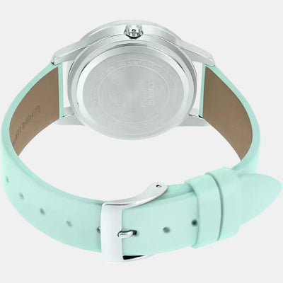 Enticer Women Quartz Blue Dial Analog Leather Watch A1583