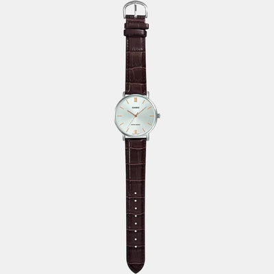 Enticer Men Quartz White Dial Analog Leather Watch A1618