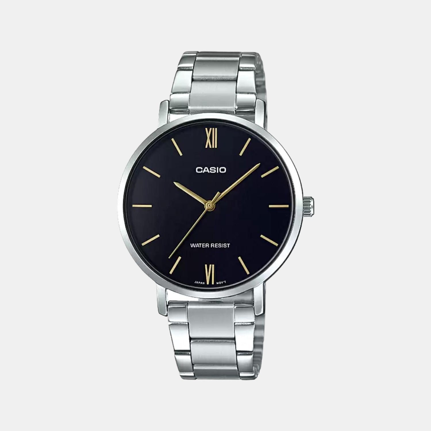 Enticer Women Quartz Black Dial Analog Stainless Steel Watch A1622