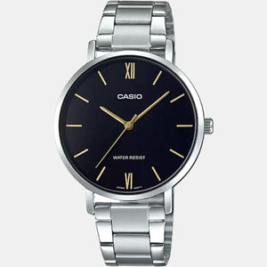 Enticer Women Quartz Black Dial Analog Stainless Steel Watch A1622
