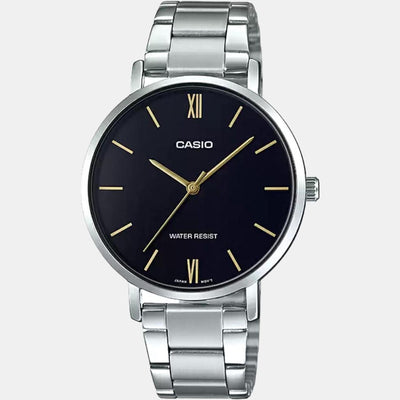 Enticer Women Quartz Black Dial Analog Stainless Steel Watch A1622