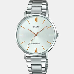 Enticer Women Quartz Silver Dial Analog Stainless Steel Watch A1625