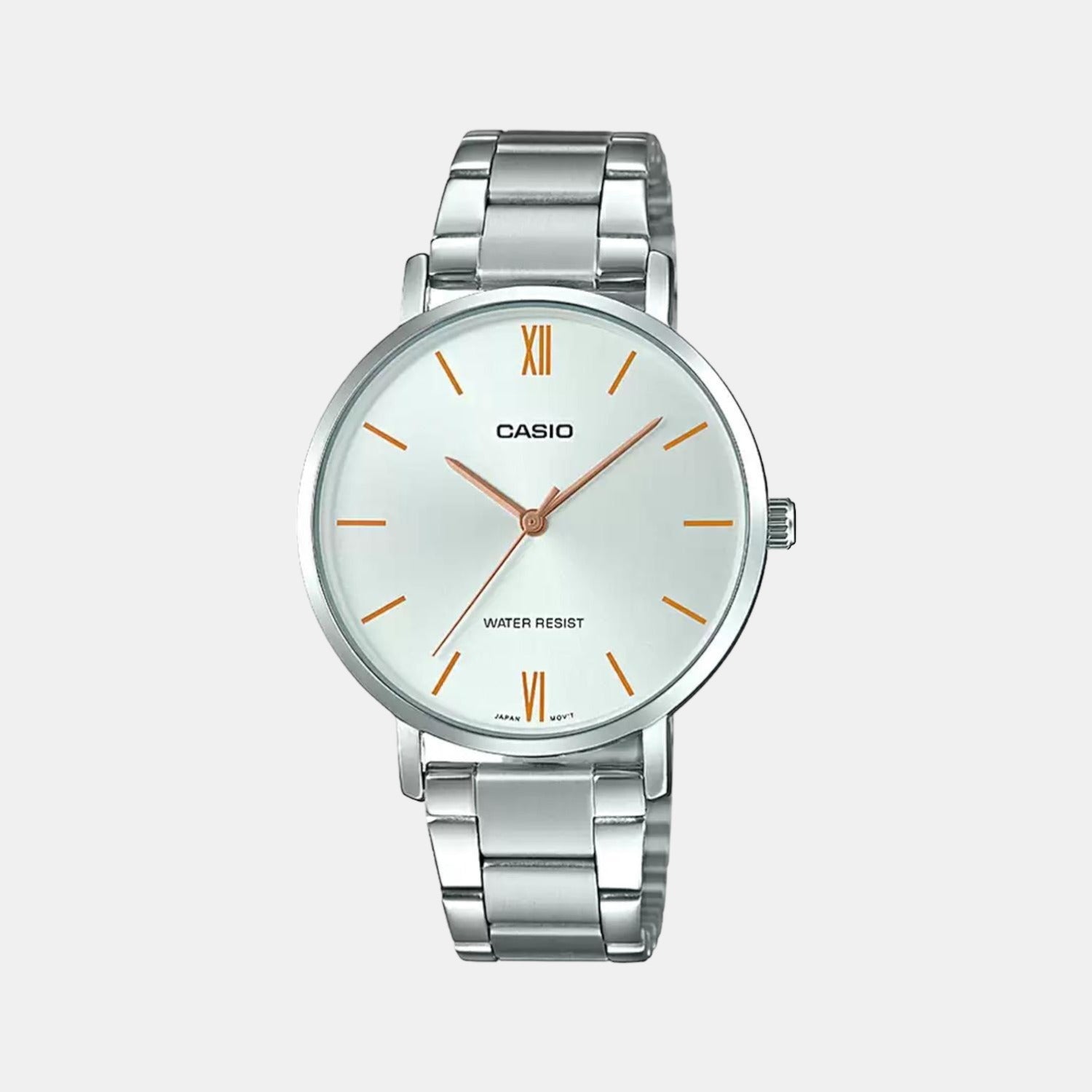Enticer Women Quartz Silver Dial Analog Stainless Steel Watch A1625