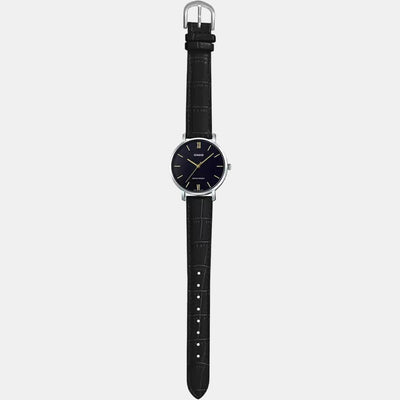 Enticer Women Quartz Black Dial Analog Leather Watch A1626