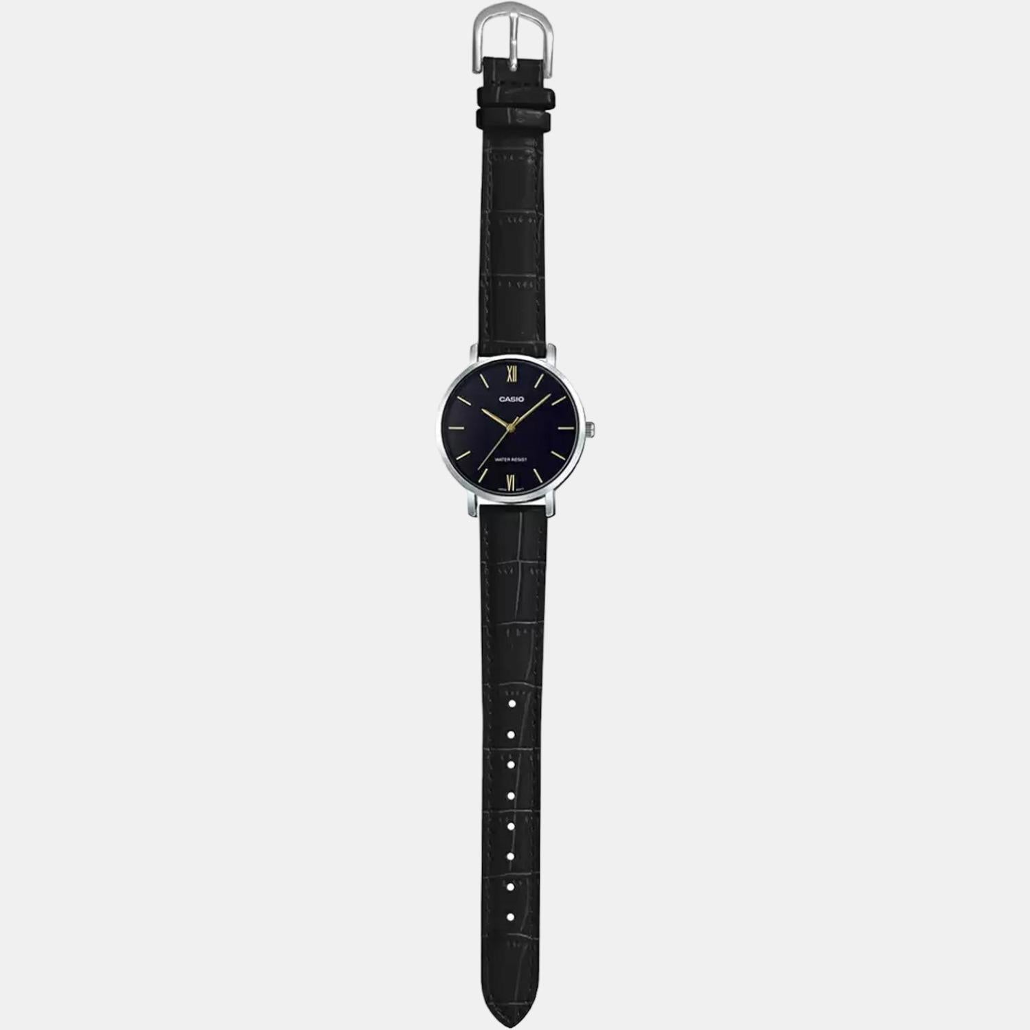 Enticer Women Quartz Black Dial Analog Leather Watch A1626