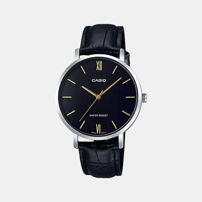 Enticer Women Quartz Black Dial Analog Leather Watch A1626