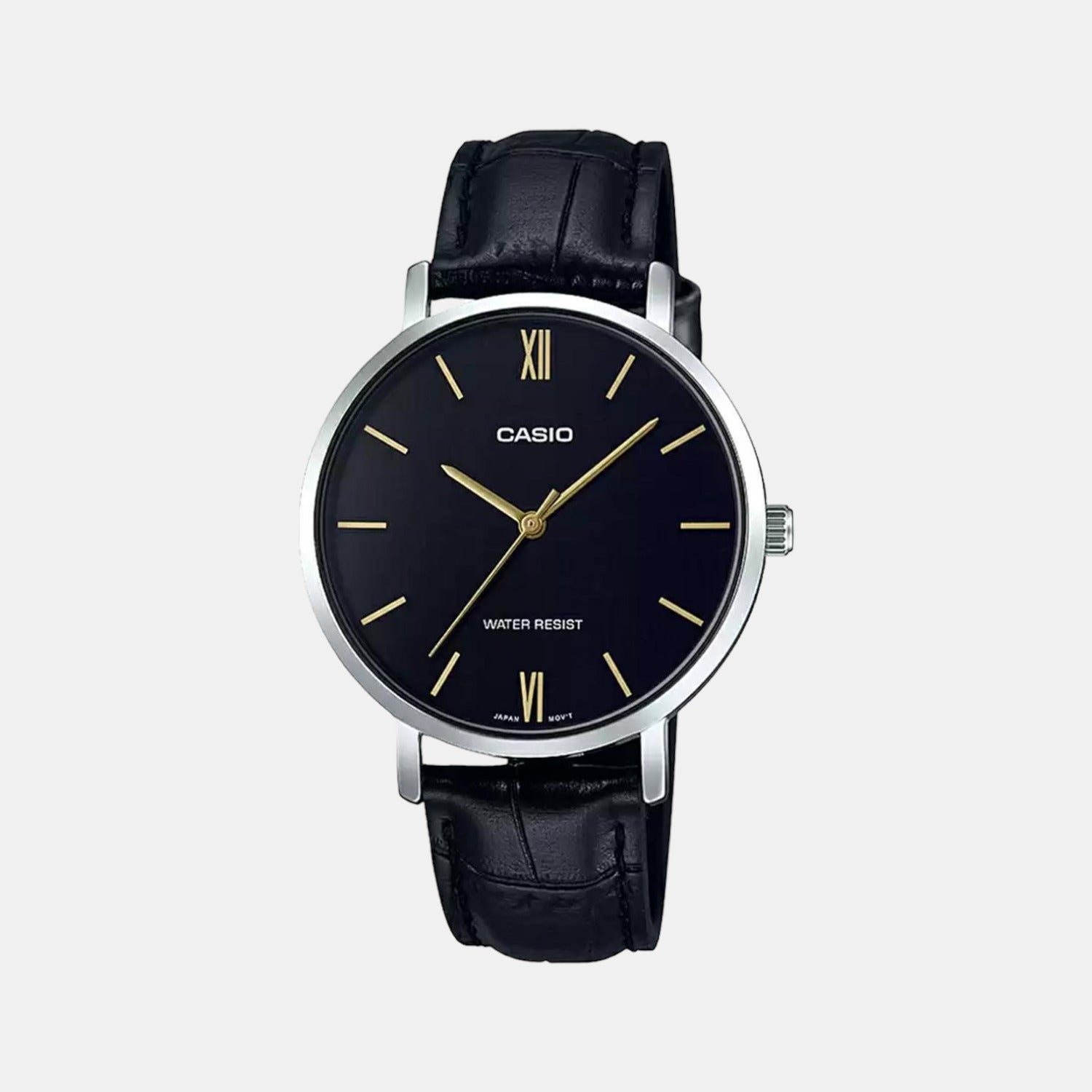 Enticer Women Quartz Black Dial Analog Leather Watch A1626