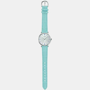 Enticer Women Quartz Silver Dial Analog Leather Watch A1631