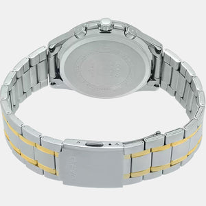Enticer Men Quartz Silver Dial Chronograph Stainless Steel Watch A1657