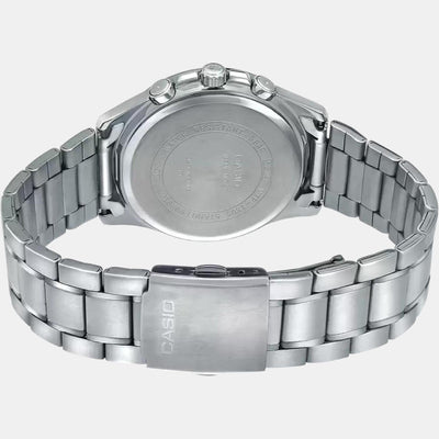 Enticer Men Quartz Blue Dial Chronograph Stainless Steel Watch A1660