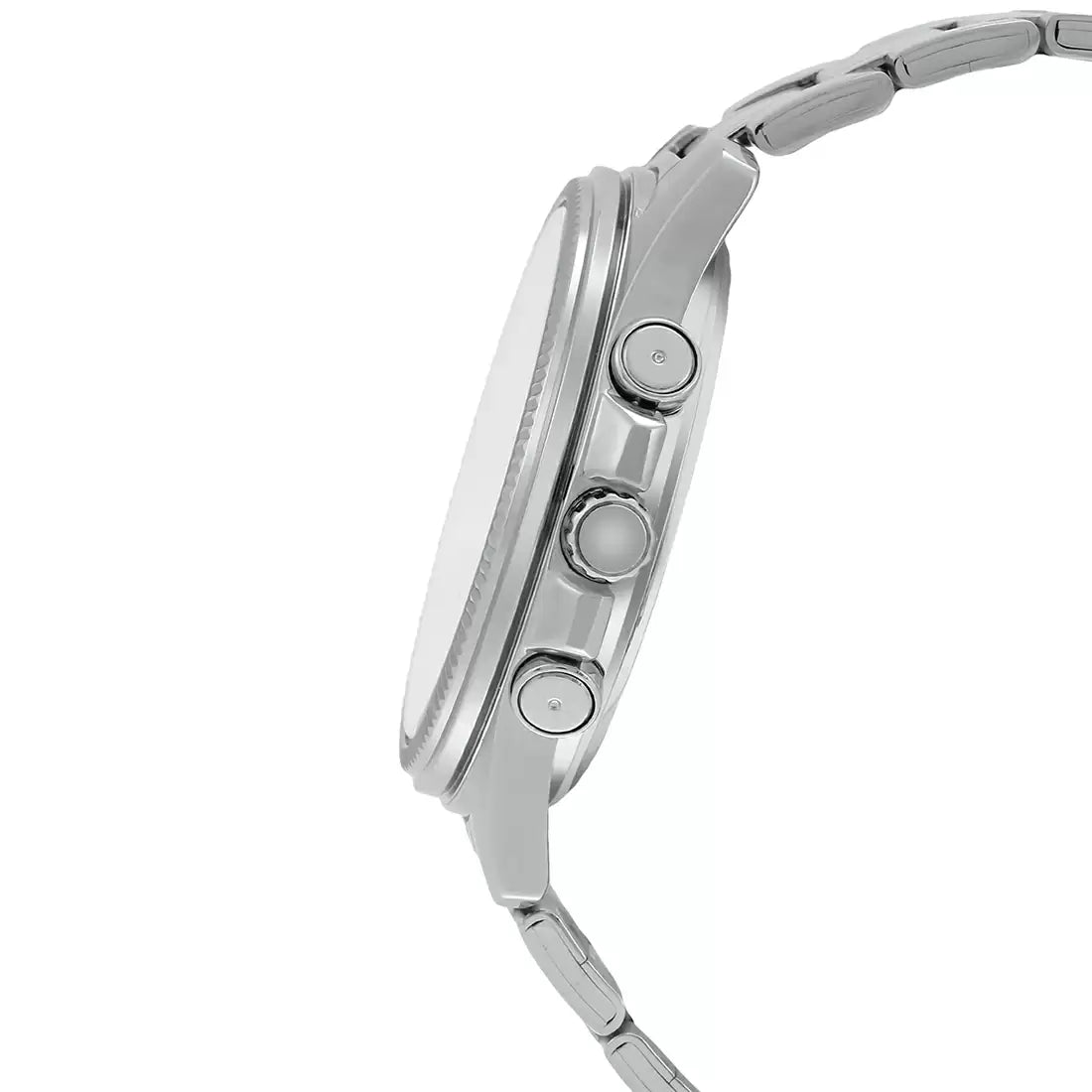 Casio Enticer Silver Dial Men 42mm