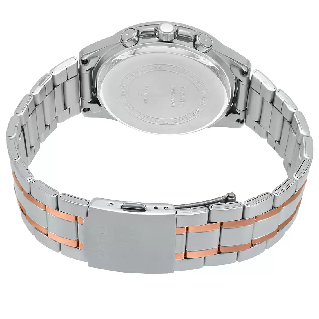 Casio Enticer Silver Dial Men 42mm