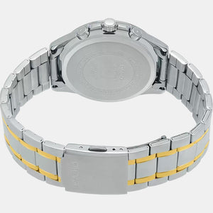 Enticer Men Quartz Silver Dial Chronograph Stainless Steel Watch A1664