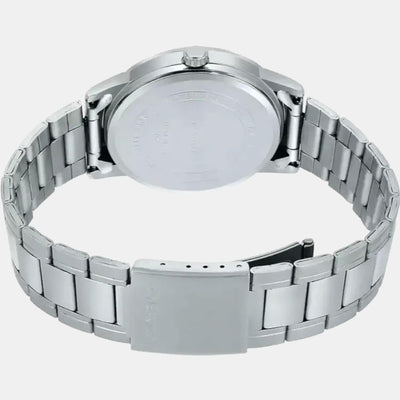 Enticer Men Quartz Black Dial Analog Stainless Steel Watch A1668