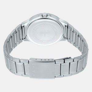 Enticer Men Quartz Black Dial Analog Stainless Steel Watch A1683