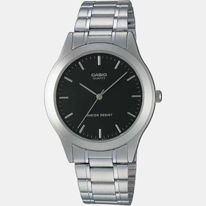 Enticer Men Quartz Black Dial Analog Stainless Steel Watch A1704