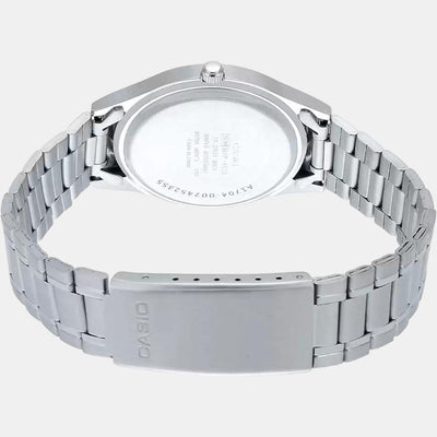 Enticer Men Quartz Black Dial Analog Stainless Steel Watch A1704