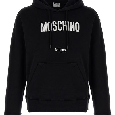 Moschino Logo Print Hoodie