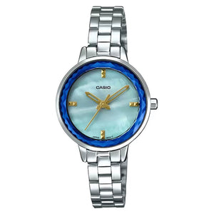 Casio Enticer Blue Dial Women 28mm