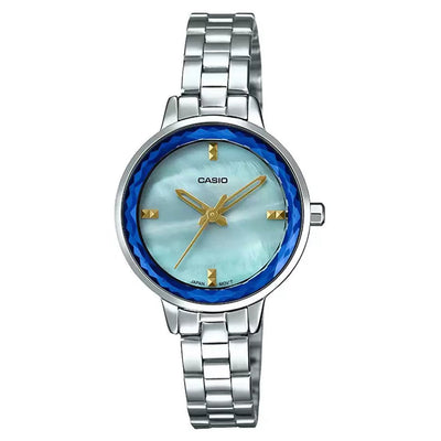 Casio Enticer Blue Dial Women 28mm