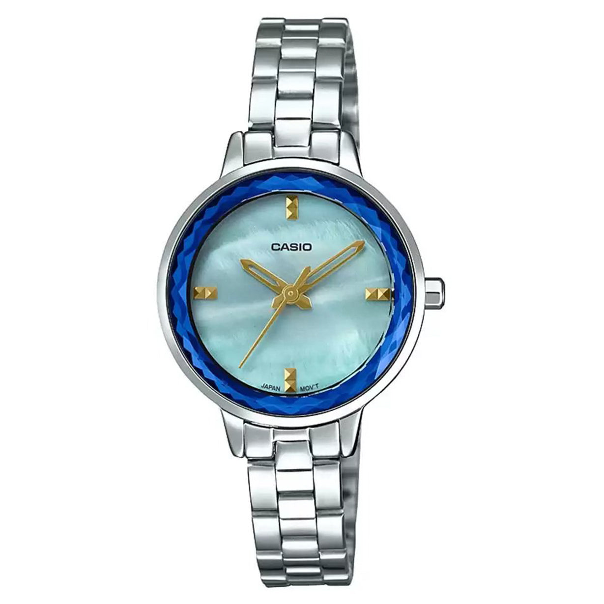 Casio Enticer Blue Dial Women 28mm