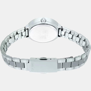 Enticer Women Quartz Silver Dial Analog Stainless Steel Watch A1732