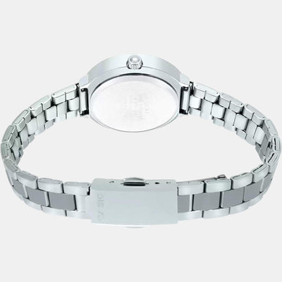 Enticer Women Quartz Silver Dial Analog Stainless Steel Watch A1732
