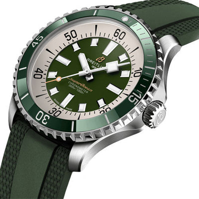 Breitling Superocean Automatic Green Dial Men 44mm