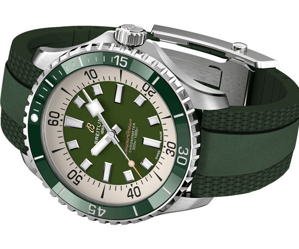 Breitling Superocean Automatic Green Dial Men 44mm