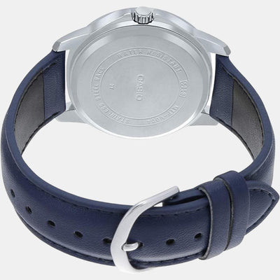 Enticer Men Quartz Blue Dial Analog Leather Watch A1741