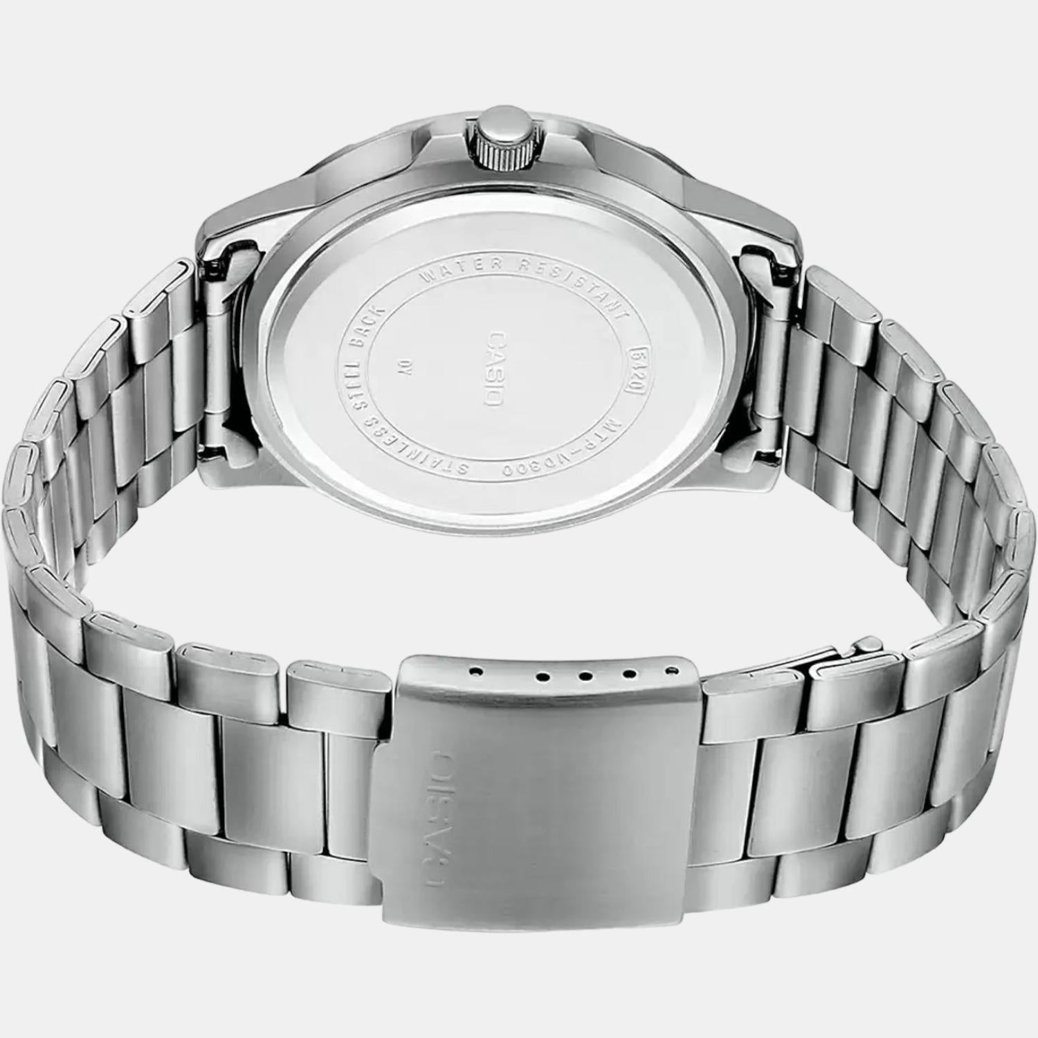Enticer Men Quartz Black Dial Multi-Function Stainless Steel Watch A1748
