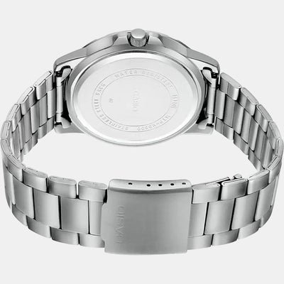 Enticer Men Quartz Silver Dial Chronograph Stainless Steel Watch A1750