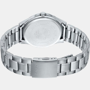 Enticer Men Quartz Blue Dial Analog Stainless Steel Watch A1755