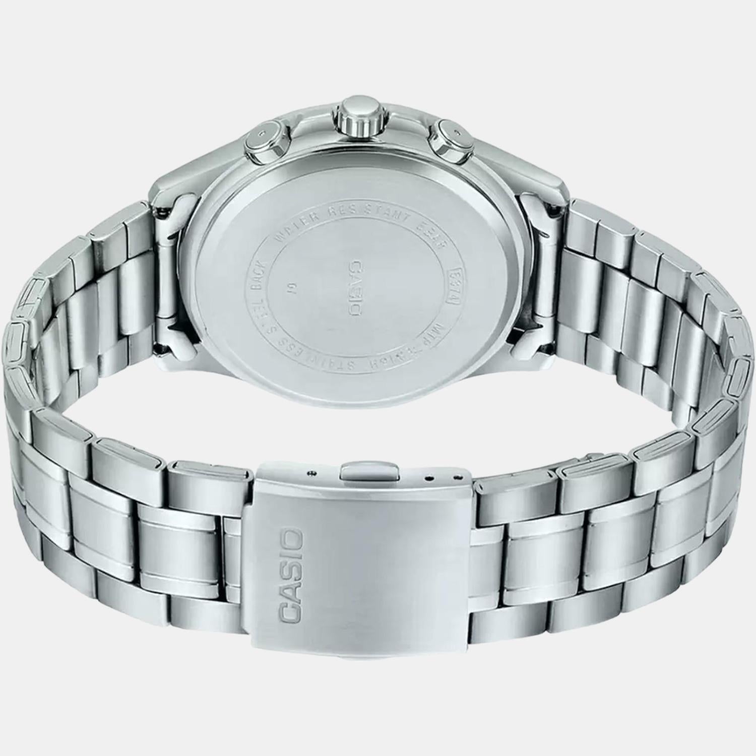 Enticer Men Quartz Blue Dial Chronograph Stainless Steel Watch A1773