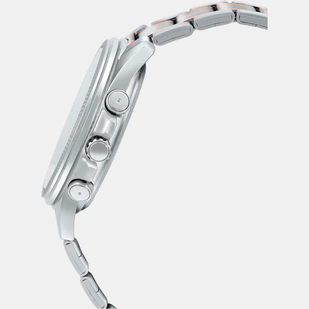 Enticer Men Quartz Blue Dial Chronograph Stainless Steel Watch A1776