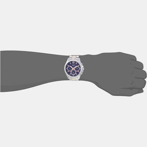 Enticer Men Quartz Blue Dial Chronograph Stainless Steel Watch A1776