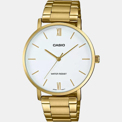 Enticer Men Quartz White Dial Analog Stainless Steel Watch A1780