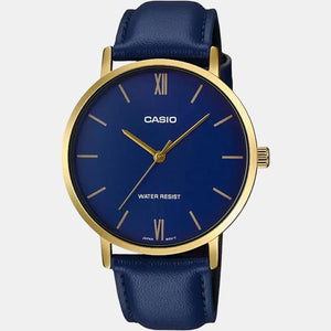 Enticer Men Quartz Blue Dial Analog Leather Watch A1781