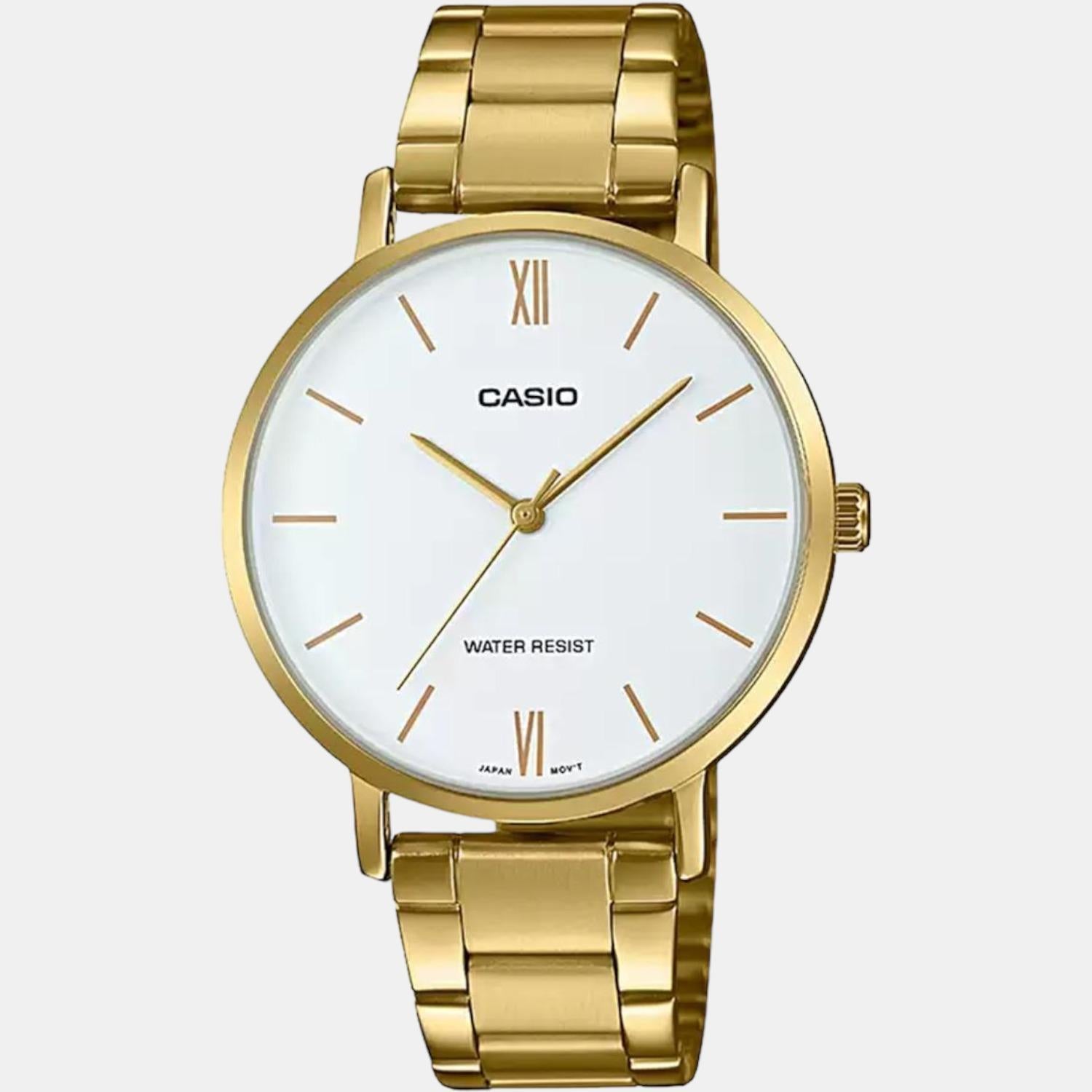 Enticer Women Quartz White Dial Analog Stainless Steel Watch A1784