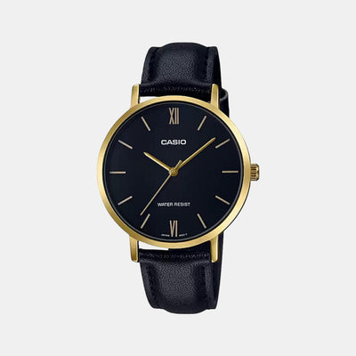 Enticer Women Quartz Black Dial Analog Leather Watch A1785