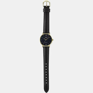 Enticer Women Quartz Black Dial Analog Leather Watch A1785
